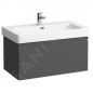 Laufen Pro S - Meuble pour lavabo 1010x450x390 mm, 1 tiroirs, graphite mat H4835510964801 Laufen Pro S - Meuble pour lavabo 1010x450x390 mm, 1 tiroirs, graphite mat H4835510964801