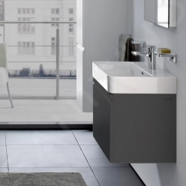 Laufen Pro S - Meuble pour lavabo 1010x450x390 mm, 1 tiroirs, graphite mat H4835510964801