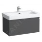 Laufen Pro S - Meuble pour lavabo 1010x450x390 mm, 1 tiroirs, graphite mat H4835520964801 Laufen Pro S - Meuble pour lavabo 1010x450x390 mm, 1 tiroirs, graphite mat H4835520964801