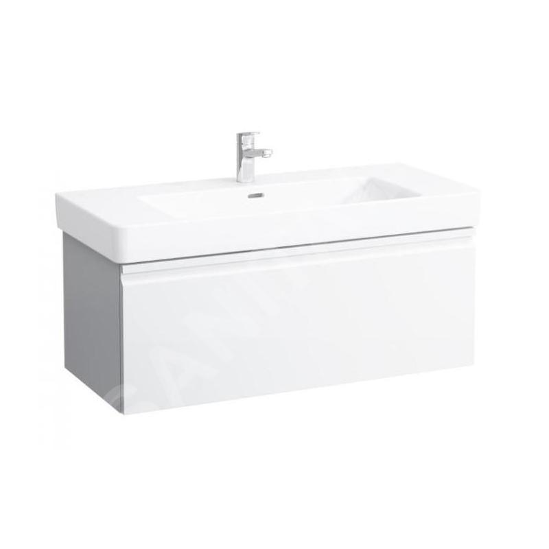 Laufen Pro S - Meuble pour lavabo, 1010x450x390 mm, 1 tiroir, blanc brillant H4835520964751 Laufen Pro S - Meuble pour lavabo, 1010x450x390 mm, 1 tiroir, blanc brillant H4835520964751