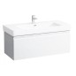 Laufen Pro S - Meuble pour lavabo, 1010x450x390 mm, 1 tiroir, blanc brillant H4835520964751 Laufen Pro S - Meuble pour lavabo, 1010x450x390 mm, 1 tiroir, blanc brillant H4835520964751