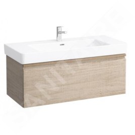 Laufen Pro S - Meuble pour lavabo, 1010x450x390 mm, 1 tiroir, chêne brillant H4835520964791