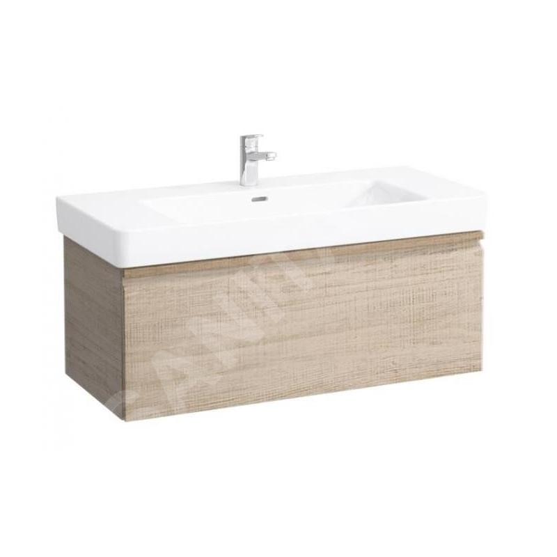 Laufen Pro S - Meuble pour lavabo, 1010x450x390 mm, 1 tiroir, chêne brillant H4835520964791