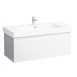 Laufen Pro S - Meuble pour lavabo, 1010x450x390 mm, 1 tiroir, blanc brillant H4835510964751