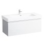 Laufen Pro S - Meuble pour lavabo, 1010x450x390 mm, 1 tiroir, blanc mat H4835510964631 Laufen Pro S - Meuble pour lavabo, 1010x450x390 mm, 1 tiroir, blanc mat H4835510964631