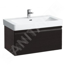 Laufen Pro S - Meuble pour lavabo, 1010x450x390 mm, 1 tiroir, wengé H4835520964231