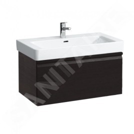 Laufen Pro S - Meuble pour lavabo, 1010x450x390 mm, 1 tiroir, wengé H4835510964231