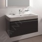 Laufen Pro S - Meuble pour lavabo, 1010x450x390 mm, 1 tiroir, wengé H4835510964231