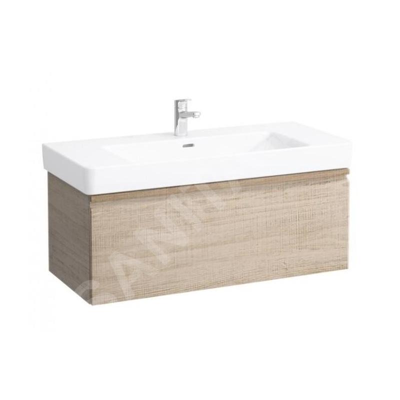 Laufen Pro S - Meuble pour lavabo, 1010x450x390 mm, 1 tiroir, chêne brillant H4835510964791 Laufen Pro S - Meuble pour lavabo, 1010x450x390 mm, 1 tiroir, chêne brillant H4835510964791