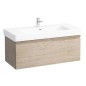 Laufen Pro S - Meuble pour lavabo, 1010x450x390 mm, 1 tiroir, chêne brillant H4835510964791 Laufen Pro S - Meuble pour lavabo, 1010x450x390 mm, 1 tiroir, chêne brillant H4835510964791