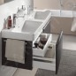 Laufen Pro S - Meuble pour lavabo 1260x450x390 mm, 2 tiroirs, blanc brillant H4835720964751 Laufen Pro S - Meuble pour lavabo 1260x450x390 mm, 2 tiroirs, blanc brillant H4835720964751