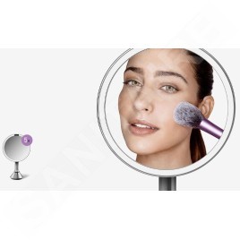 Simplehuman Miroirs cosmétiques - Miroir de maquillage avec éclairage LED, inox poli ST3016