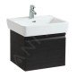 Laufen Pro - Meuble pour lavabo, 470x450x390 mm, 1 tiroir, wengé H4830230954231 Laufen Pro - Meuble pour lavabo, 470x450x390 mm, 1 tiroir, wengé H4830230954231