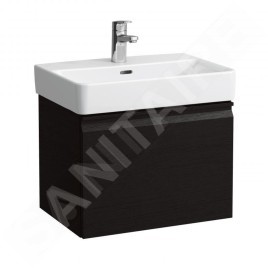 Laufen Pro S - Meuble pour lavabo, 510x370x390 mm, 1 tiroir, wengé H4830220954231
