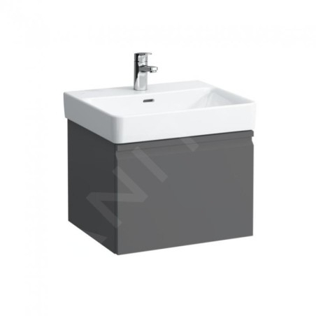 Laufen Pro S - Meuble pour lavabo 520x450x390 mm, 1 tiroir, graphite mat H4833520964801