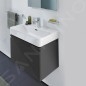 Laufen Pro S - Meuble pour lavabo 520x450x390 mm, 1 tiroir, graphite mat H4833510964801 Laufen Pro S - Meuble pour lavabo 520x450x390 mm, 1 tiroir, graphite mat H4833510964801
