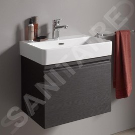 Laufen Pro S - Meuble pour lavabo, 520x450x390 mm, 1 tiroir, wengé H4833510964231