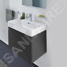 Laufen Pro S - Meuble pour lavabo 550x370x390 mm, 1 tiroir, graphite mat H4830320954801