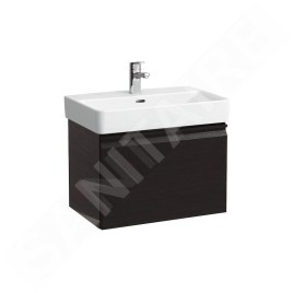 Laufen Pro S - Meuble pour lavabo, 550x370x390 mm, 1 tiroir, wengé H4830320954231
