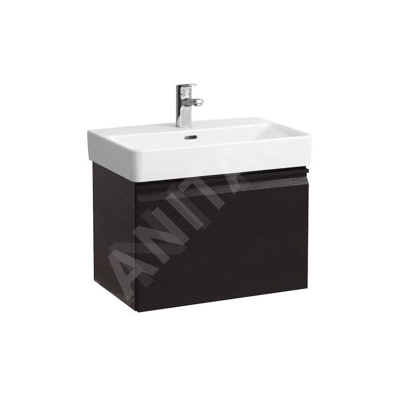 Laufen Pro S - Meuble pour lavabo, 550x370x390 mm, 1 tiroir, wengé H4830320954231 Laufen Pro S - Meuble pour lavabo, 550x370x390 mm, 1 tiroir, wengé H4830320954231
