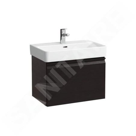 Laufen Pro S - Meuble pour lavabo, 550x370x390 mm, 1 tiroir, wengé H4830320954231
