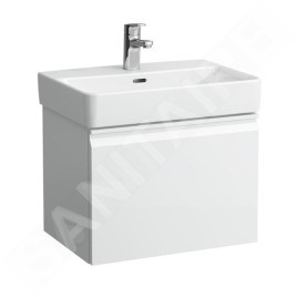 Laufen Pro S - Meuble vasque, 570x450x390 mm, 1 tiroir, blanc mat H4833720964631
