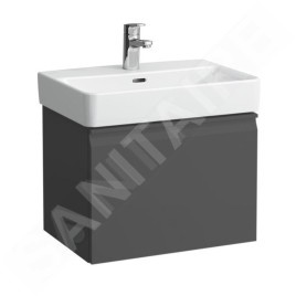 Laufen Pro S - Meuble pour lavabo 570x450x390 mm, 1 tiroirs, graphite mat H4833720964801