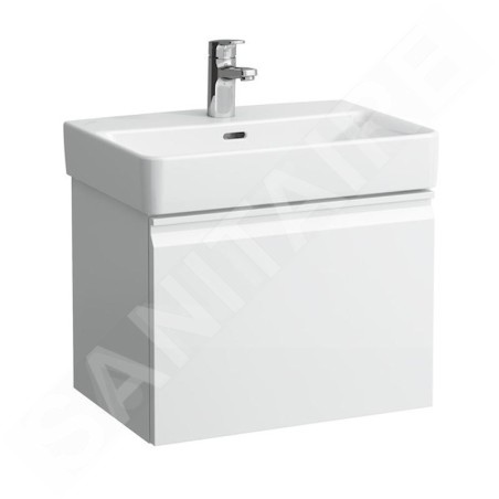 Laufen Pro S - Meuble vasque, 570x450x390 mm, 1 tiroir, blanc mat H4833710964631