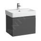 Laufen Pro S - Meuble pour lavabo 570x450x390 mm, 1 tiroirs, graphite mat H4833710964801 Laufen Pro S - Meuble pour lavabo 570x450x390 mm, 1 tiroirs, graphite mat H4833710964801