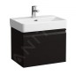 Laufen Pro S - Meuble pour lavabo, 570x450x390 mm, 1 tiroir, wengé H4833710964231 Laufen Pro S - Meuble pour lavabo, 570x450x390 mm, 1 tiroir, wengé H4833710964231
