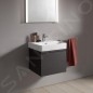 Laufen Pro S - Meuble pour lavabo, 570x450x390 mm, 1 tiroir, wengé H4833710964231 Laufen Pro S - Meuble pour lavabo, 570x450x390 mm, 1 tiroir, wengé H4833710964231