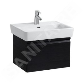 Laufen Pro - Meuble pour lavabo, 570x450x390 mm, 1 tiroir, wengé H4830420954231