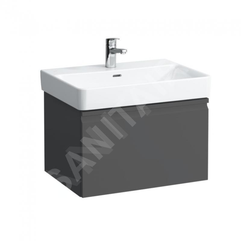 Laufen Pro S - Meuble pour lavabo 615x450x390 mm, 1 tiroirs, graphite mat H4834210964801 Laufen Pro S - Meuble pour lavabo 615x450x390 mm, 1 tiroirs, graphite mat H4834210964801