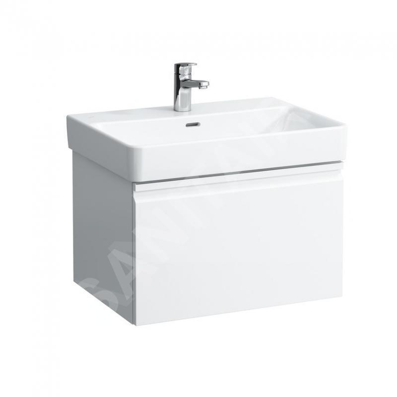 Laufen Pro S - Meuble pour lavabo, 615x450x390 mm, 1 tiroir, blanc mat H4834210964631