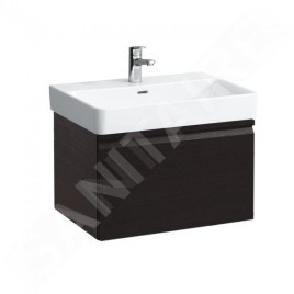 Laufen Pro S - Meuble pour lavabo, 615x450x390 mm, 1 tiroir, wengé H4834210964231