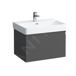 Laufen Pro S - Meuble pour lavabo 665x450x390 mm, 1 tiroirs, graphite mat H4834510964801