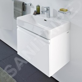 Laufen Pro S - Meuble pour lavabo, 665x450x390 mm, 1 tiroir, blanc brillant H4834510964751