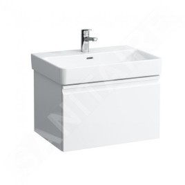 Laufen Pro S - Meuble pour lavabo, 615x450x390 mm, 1 tiroir, blanc mat H4834220964631