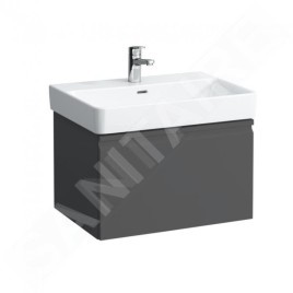 Laufen Pro S - Meuble pour lavabo 665x450x390 mm, 1 tiroirs, graphite mat H4834520964801