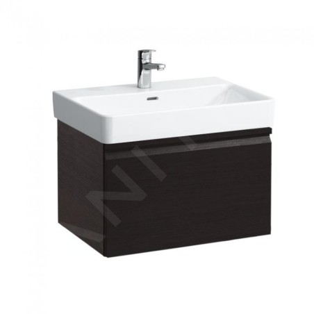 Laufen Pro S - Meuble pour lavabo, 665x450x390 mm, 1 tiroir, wengé H4834520964231