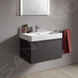 Laufen Pro S - Meuble pour lavabo, 665x450x390 mm, 1 tiroir, wengé H4834520964231