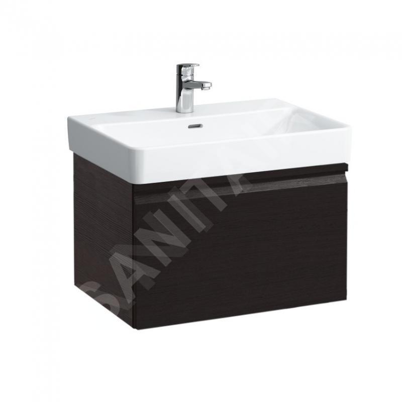 Laufen Pro S - Meuble pour lavabo, 665x450x390 mm, 1 tiroir, wengé H4834510964231 Laufen Pro S - Meuble pour lavabo, 665x450x390 mm, 1 tiroir, wengé H4834510964231