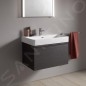 Laufen Pro S - Meuble pour lavabo, 665x450x390 mm, 1 tiroir, wengé H4834510964231 Laufen Pro S - Meuble pour lavabo, 665x450x390 mm, 1 tiroir, wengé H4834510964231