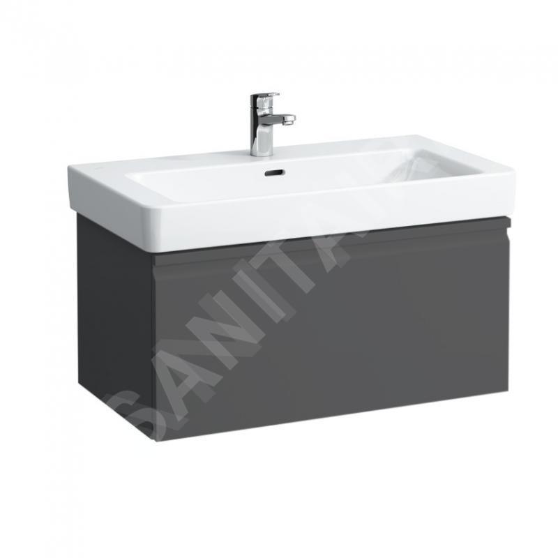 Laufen Pro S - Meuble pour lavabo 810x450x390 mm, 1 tiroirs, graphite mat H4835010964801 Laufen Pro S - Meuble pour lavabo 810x450x390 mm, 1 tiroirs, graphite mat H4835010964801