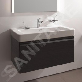 Laufen Pro S - Meuble pour lavabo, 810x450x390 mm, 1 tiroir, wengé H4835010964231