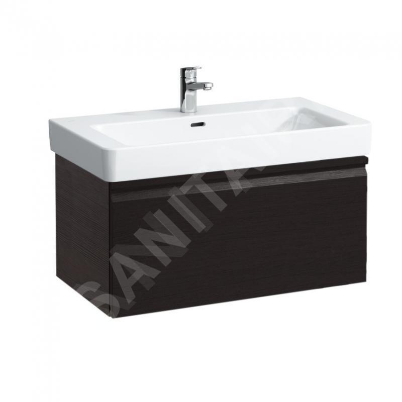 Laufen Pro S - Meuble pour lavabo, 810x450x390 mm, 1 tiroir, wengé H4835020964231 Laufen Pro S - Meuble pour lavabo, 810x450x390 mm, 1 tiroir, wengé H4835020964231