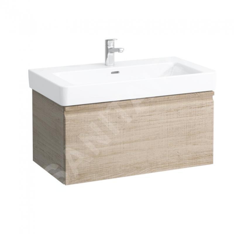 Laufen Pro S - Meuble pour lavabo, 810x450x390 mm, 1 tiroirs, chêne clair H4835020964791 Laufen Pro S - Meuble pour lavabo, 810x450x390 mm, 1 tiroirs, chêne clair H4835020964791