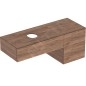 Geberit VariForm - Meuble vasque, 1350x510x550 mm, 3 tiroirs, siphon anti-odeurs, noyer 501.192.00.1 Geberit VariForm - Meuble vasque, 1350x510x550 mm, 3 tiroirs, siphon anti-odeurs, noyer 501.192.00.1