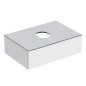 Geberit VariForm - Meuble sous lavabo 750x510x235 mm, un tiroir, plage de dépose et siphon, blanc brillant / mat blanc Geberit VariForm - Meuble sous lavabo 750x510x235 mm, un tiroir, plage de dépose et siphon, blanc brillant / mat blanc
