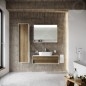 Ravak Step - Lavabo SD, 1000x540x305 mm, 1 tiroir, blanc/noyer X000001418